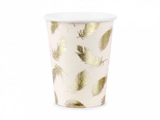 Kubek jednorazowy Partydeco Lovely Swan (1 op. / 6 szt.) papier 220ml (KPP22-EU1) Partydeco