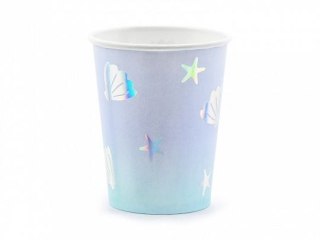 Kubek jednorazowy Partydeco Narwal, mix (1 op. / 6 szt.) papier 220ml (KPP55-EU1) Partydeco