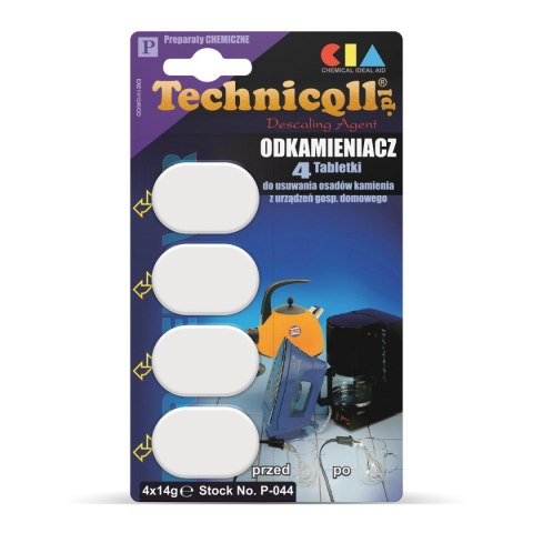 Odkamieniacz w tabletkach 4x14g Technicqll Odkamieniacz w tabletkach 4x14g Technicqll