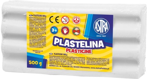 Plastelina Astra 1 kol. biała 500g Astra