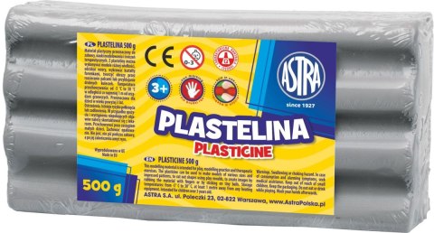 Plastelina Astra 1 kol. popielata 500g Astra Plastelina Astra 1 kol. popielata 500g Astra