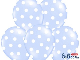 Balon gumowy Partydeco Pastel Baby Blue 50 szt niebieski jasny (SB14P-223-011W) Partydeco