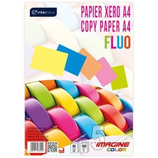 Papier kolorowy Interdruk A4 mix (PAKSA4FLUO) Interdruk