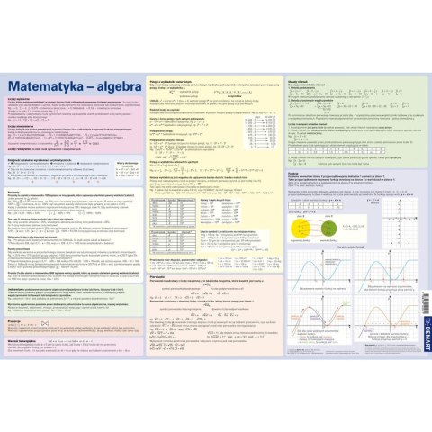 Podkład na biurko Demart Algebra mix gumowany plastik Demart