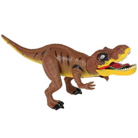 Figurka Lean Zestaw Dinozaurów Tyranozaur Rex Drzewka Akcesoria Dźwięk Światła (9720) Lean