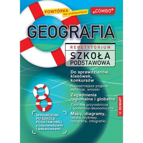 Książeczka edukacyjna Demart Repetytorium geografia Demart