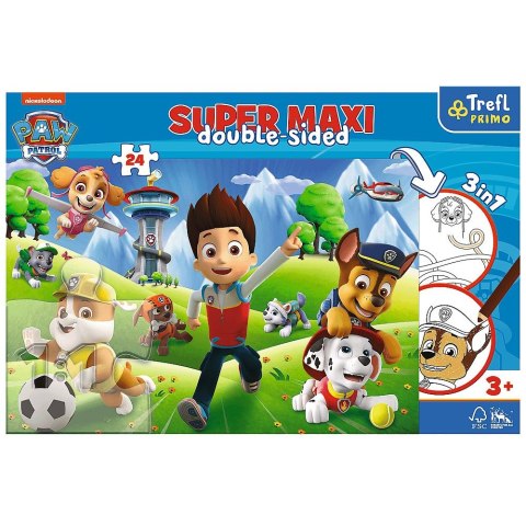 Puzzle Trefl Paw Patrol Super maxi Przygody Psiego Patrolu 24 el. (41001) Trefl Puzzle Trefl Paw Patrol Super maxi Przygody Psiego Patrolu 24 el. (41001) Trefl
