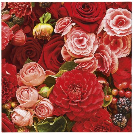 Serwetki Paw Red Bouquet miks bibuła [mm:] 330x330 (TL122400) Paw