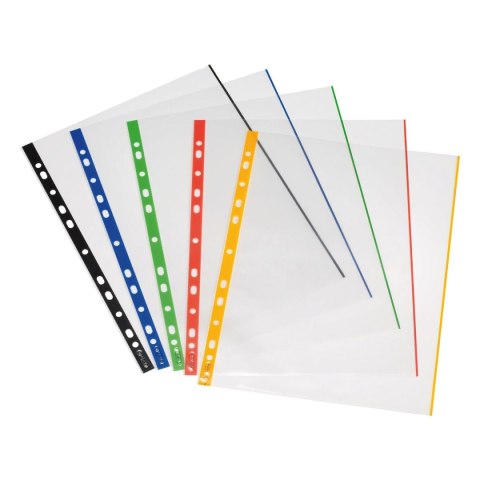 Teczka kartonowa typu U A4 przejrzysty/mix Herlitz (10914422) Herlitz