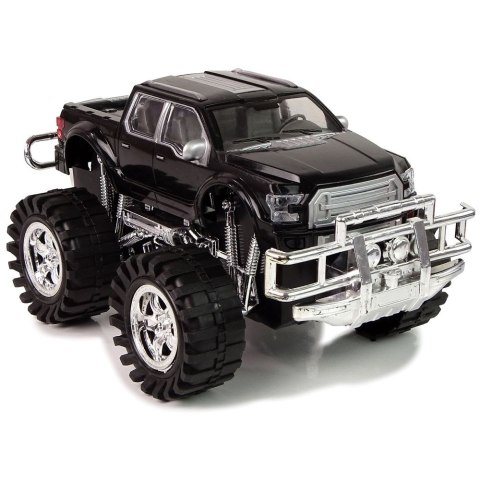 Samochód Lean Zestaw Pojazdów Czarny Monster Truck Białe Laweta 58 cm (9269) Lean