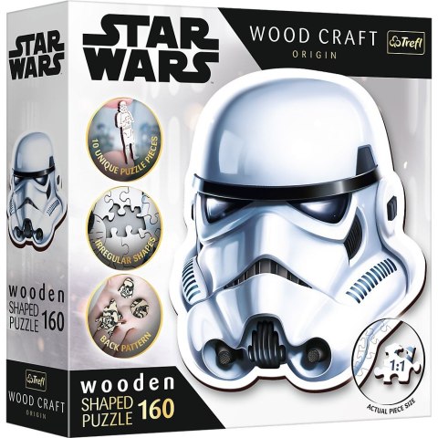 Puzzle Trefl Star Wars Drewniane Hełm Szturmowcae 160 el. (20188) Trefl Puzzle Trefl Star Wars Drewniane Hełm Szturmowcae 160 el. (20188) Trefl