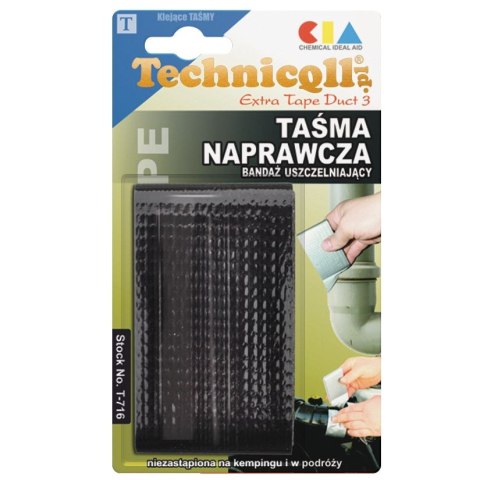 Taśma specjalnego przeznaczenia Technicqll 50x32 [mm x m] czarna (T-716) Technicqll