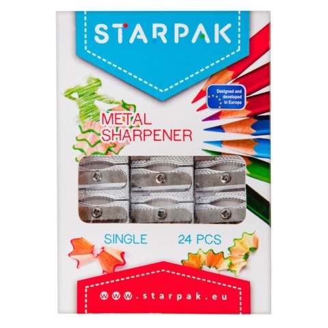 Temperówka Starpak czarny metal (413979) Starpak