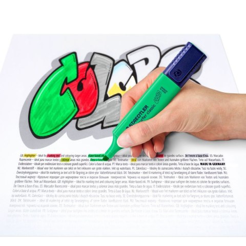 Zakreślacz Staedtler 4 kolory mix 1-5mm (s 364-S WP4P) Staedtler Zakreślacz Staedtler 4 kolory mix 1-5mm (s 364-S WP4P) Staedtler