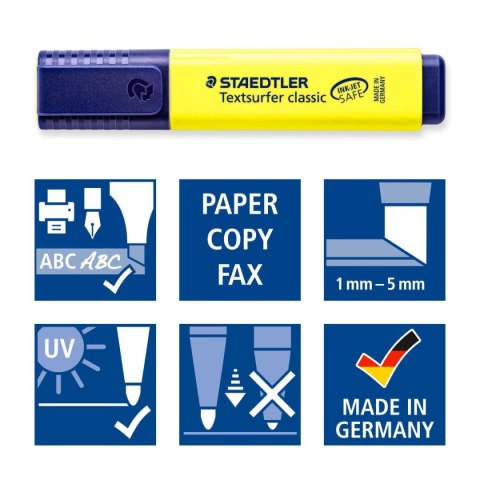 Zakreślacz Staedtler 4 kolory mix 1-5mm (s 364-S WP4P) Staedtler Zakreślacz Staedtler 4 kolory mix 1-5mm (s 364-S WP4P) Staedtler