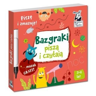 Książeczka edukacyjna Kapitan Nauka Bazgraki piszą i czytają Kapitan Nauka