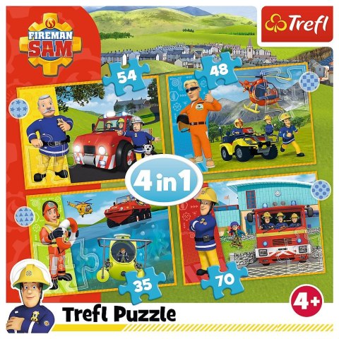 Puzzle Trefl 4w1 el. (34387) Trefl Puzzle Trefl 4w1 el. (34387) Trefl