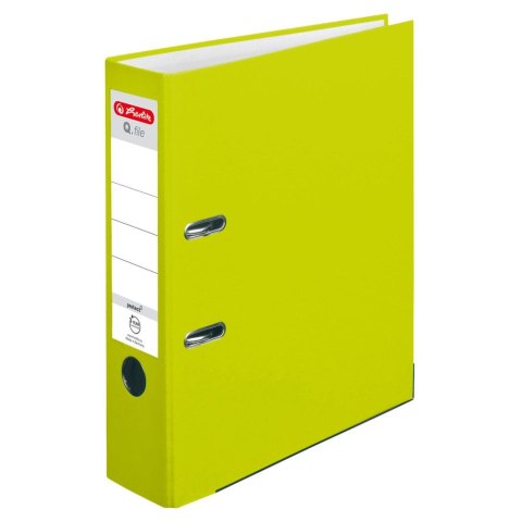 Segregator dźwigniowy Herlitz Q.file 50022489 A4 80mm Zielony (300005281) Herlitz