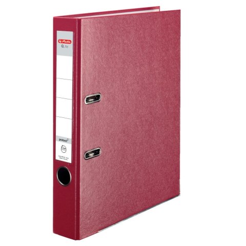 Segregator dźwigniowy Herlitz Q. file Standard 0011167491 A4 50mm czerwony (300003090) Herlitz