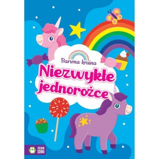 Książeczka edukacyjna Zielona Sowa Barwna kraina. Niezwykłe jednorożce Zielona Sowa