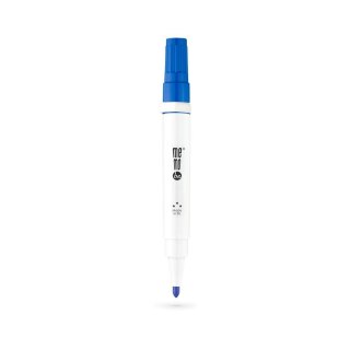 Marker suchościeralny Memobe z gąbką NIEBIESKI, niebieski 1-3mm okrągła końcówka (MM351-03) Memobe