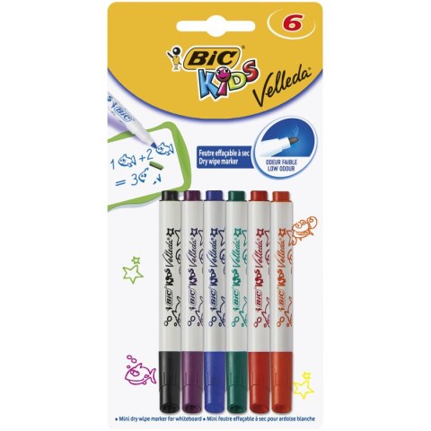 Marker suchościeralny mix okrągła końcówka