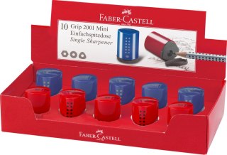 Temperówka Faber Castell Grip 2001 czerwona czerwony plastik (183710) Faber Castell