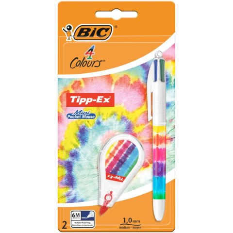 Długopis wielofunkcyjny Bic 4 Colours |DEC RAINBOW 4 kolory (503822) Bic Długopis wielofunkcyjny Bic 4 Colours |DEC RAINBOW 4 kolory (503822) Bic