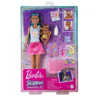 Lalka Barbie Skipper opiekunka z maluszkiem [mm:] 290 (HJY34) Barbie