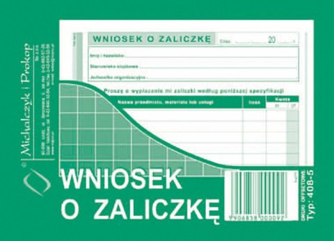 Druk offsetowy Michalczyk i Prokop O pap. A6 40k. (408-5) Michalczyk i Prokop