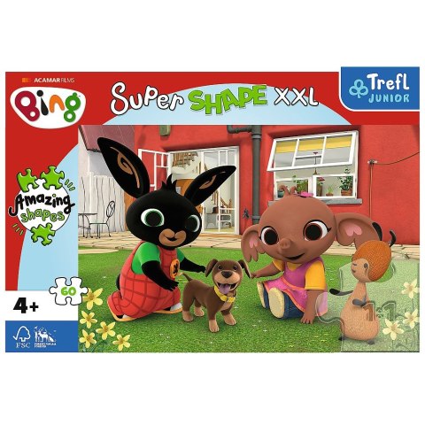 Puzzle Trefl Acamar Films Bing XXL Zabawa z pieskiem 60 el. (50013) Trefl
