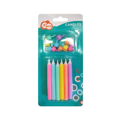 Świeczka urodzinowa Godan Jumbo kolor mix 12 sztuk (SF-SJKM) Godan Świeczka urodzinowa Godan Jumbo kolor mix 12 sztuk (SF-SJKM) Godan
