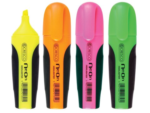 Zakreślacz Cresco NEON 4 kolory 1,0-5,0mm (270044) Cresco Zakreślacz Cresco NEON 4 kolory 1,0-5,0mm (270044) Cresco