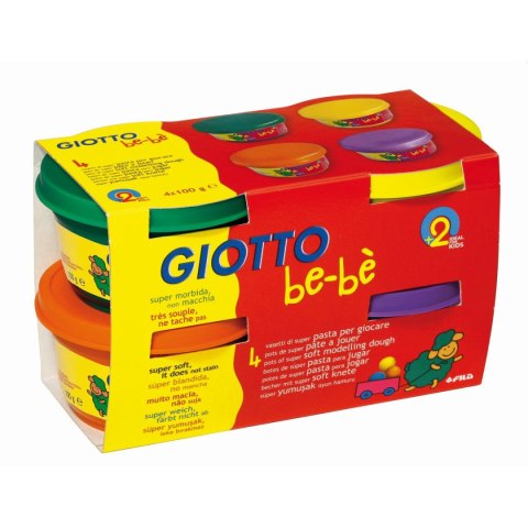 Ciastolina Giotto 4 kol. bebe 400g (464903) Giotto Ciastolina Giotto 4 kol. bebe 400g (464903) Giotto