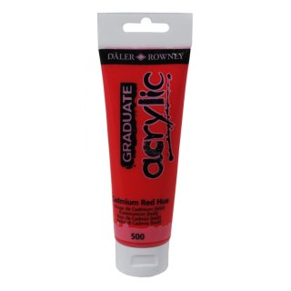 Farba akrylowa Daler Rowney Graduate kolor: czerwony 120ml (123120500) Daler Rowney