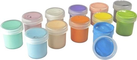 Farby plakatowe Flamingo 12 kolorów x 20ml Flamingo Farby plakatowe Flamingo 12 kolorów x 20ml Flamingo