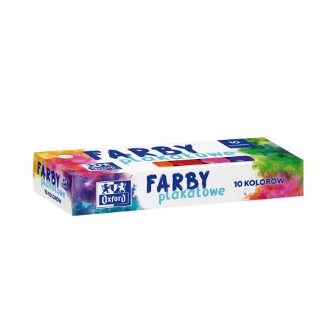 Farby plakatowe Oxford kolor: mix 20ml 10 kolor. (400167101) Oxford Farby plakatowe Oxford kolor: mix 20ml 10 kolor. (400167101) Oxford
