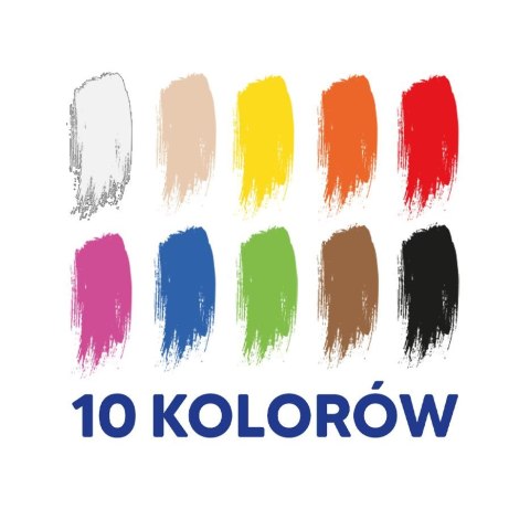 Farby plakatowe Oxford kolor: mix 20ml 10 kolor. (400167101) Oxford Farby plakatowe Oxford kolor: mix 20ml 10 kolor. (400167101) Oxford