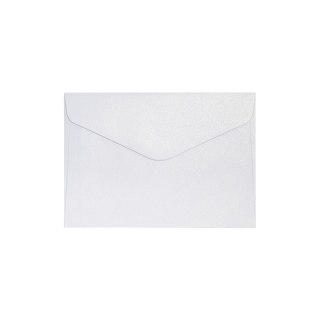Koperta Galeria Papieru pearl diamentowa biel k C6 biała (280239) 10 sztuk Galeria Papieru