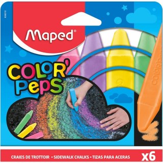 Kreda chodnikowa Maped COLORPEPS mix (936010) 6 sztuk Maped