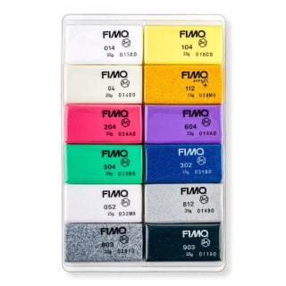 Modelina Staedtler Fimo 12 kol. mix 300g (S 8013 C12-1) Staedtler Fimo