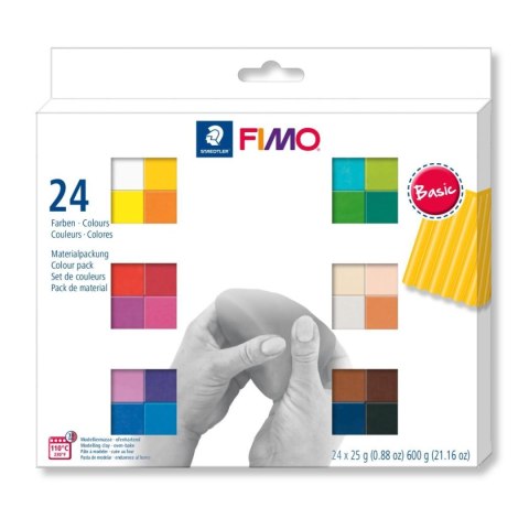 Modelina Staedtler Fimo 24 kol. mix 600g (S 8023 C24-1) Staedtler Fimo