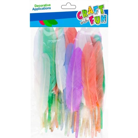 Piórka Craft With Fun mix 50 szt (501478) Craft With Fun Piórka Craft With Fun mix 50 szt (501478) Craft With Fun