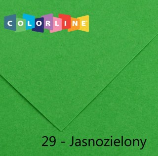 Brystol Canson Colorline 29 zielony jasny 150g 10k [mm:] 500x650 (200041405) Canson