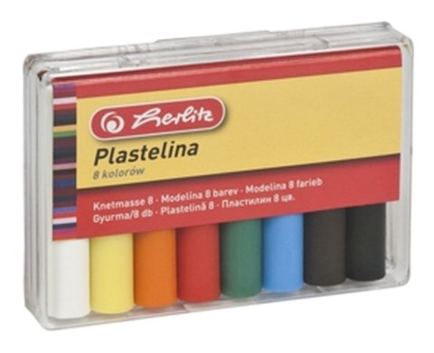 Plastelina Herlitz 8 kol. mix (9562919) Herlitz Plastelina Herlitz 8 kol. mix (9562919) Herlitz