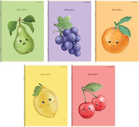 Zeszyt Top 2000 HAPPY FRUITS A6 32k. 70g krata (400181855) Top 2000 Zeszyt Top 2000 HAPPY FRUITS A6 32k. 70g krata (400181855) Top 2000