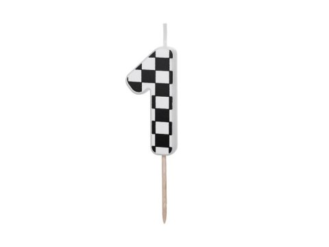 Świeczka urodzinowa Partydeco Cyferka 1, 5.5 cm, mix (SCU7-1) Partydeco Świeczka urodzinowa Partydeco Cyferka 1, 5.5 cm, mix (SCU7-1) Partydeco