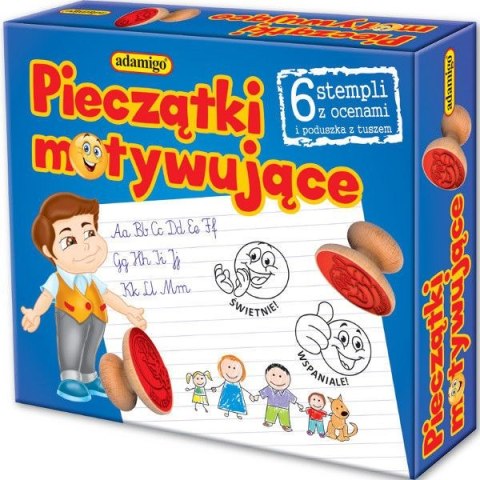 Gra edukacyjna Adamigo Pieczątki motywujące Adamigo