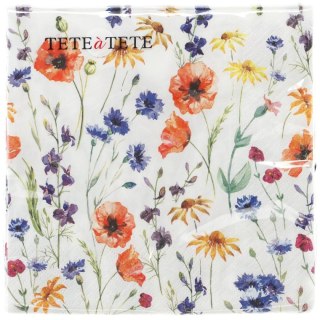 Serwetki Paw field flowers mix papier [mm:] 330x330 (tl567000) Paw