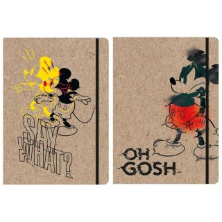 Teczka kartonowa na gumkę Mickey Mouse A4 szara 300g [mm:] 234x317 Beniamin Beniamin